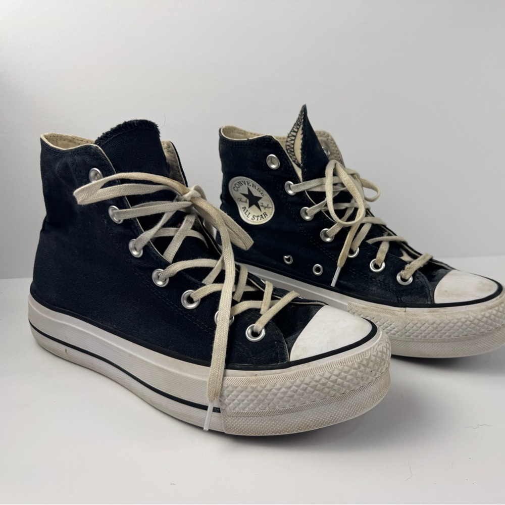 Converse Chuck Taylor All-Star Lift platform canvas high top Sneakers black